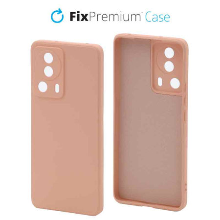 FixPremium - Puzdro Rubber pre Xiaomi 13 Lite, oranžová