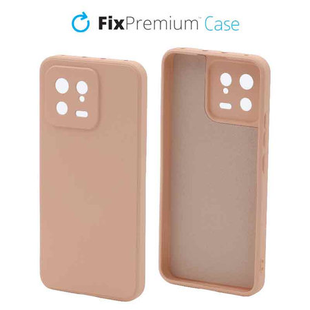 FixPremium - Puzdro Rubber pre Xiaomi 13, oranžová