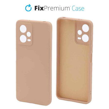 FixPremium - Puzdro Rubber pre Xiaomi Redmi Note 12 5G, oranžová