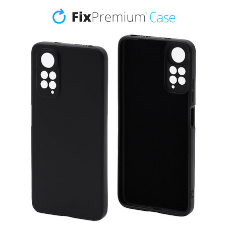 FixPremium - Puzdro Rubber pre Xiaomi Redmi Note 11, čierna