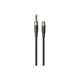 Elough - Jack 3.5mm (F) / Jack 3.5mm (M) AUX Kábel (2m), čierna