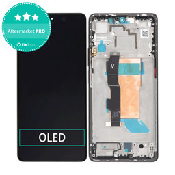 Xiaomi Poco F5 23049PCD8G, 23049PCD8I - LCD Displej + Dotykové Sklo + Rám (Black) OLED