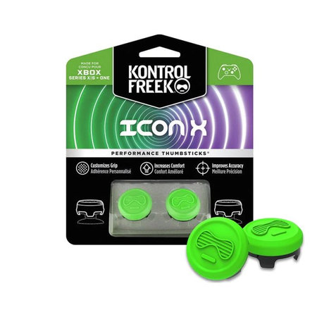 Kontrol Freek - Icon X (Green) Xbox One X/S Extended Controller Grip Caps