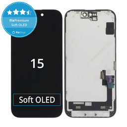 Apple iPhone 15 - LCD Displej + Dotykové Sklo + Rám Soft OLED FixPremium