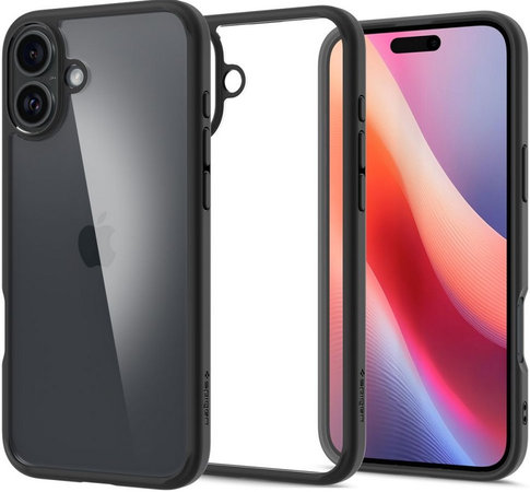 Spigen - Puzdro Ultra Hybrid pre iPhone 16, matte black