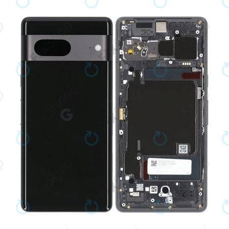 Google Pixel 7 GVU6C GQML3 - Zadný Housing (Obsidian) - G949-00329-01 Genuine Service Pack