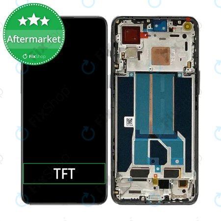 OnePlus Nord 2T CPH2399 CPH2401 - LCD Displej + Dotykové Sklo + Rám (Black) TFT