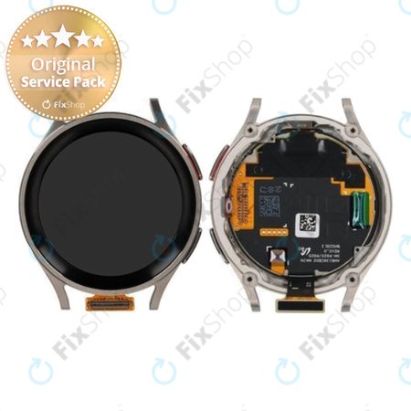 Samsung Galaxy Watch 5 Pro 45mm R925 - LCD Displej + Dotykové Sklo + Rám (Gray Titanium) - GH82-30045A Genuine Service Pack