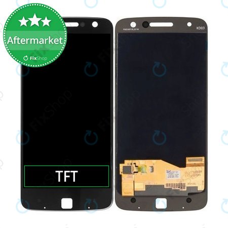 Motorola Moto Z XT1650 - LCD Displej + Dotykové Sklo (Black) TFT