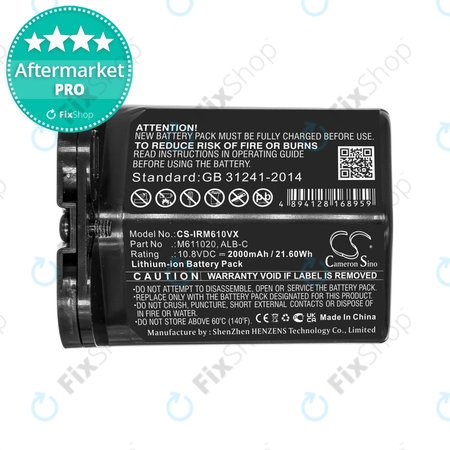 iRobot Braava jet m6 - Batéria ALB-C, M611020 Li-Ion 10.8V 2000mAh HQ