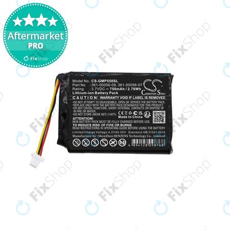 Garmin Drive 60, 61, Pro 70, Pro 550, Pro Trashbreaker, PT 5, PT 10, Sport Pro Transmitter, TB 10 - Batéria 361-00056-07, 361-00056-09 750mAh HQ