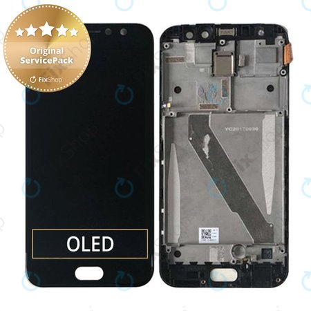 Asus Zenfone 4 Selfie Pro ZD552KL - LCD Displej + Dotykové Sklo + Rám (Deepsea Black) - 90AZ01M7-R20010, 90AZ01M7-R20011 Genuine Service Pack