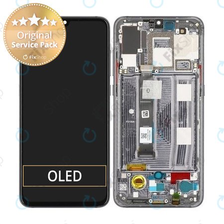 Xiaomi Mi 9 - LCD Displej + Dotykové Sklo + Rám (Piano Black) - 560610095033 Genuine Service Pack