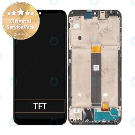 Motorola Moto E6 Plus - LCD Displej + Dotykové Sklo + Rám - 5D68C14961 Genuine Service Pack