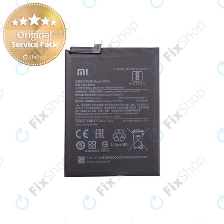 Xiaomi Redmi Note 9 Pro - Batéria BN53 5020mAh - 46020000181G Genuine Service Pack