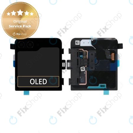 Samsung Galaxy Z Flip 5 F731B - LCD Displej + Dotykové Sklo + Rám (Vonkajší) - GH97-29135A Genuine Service Pack