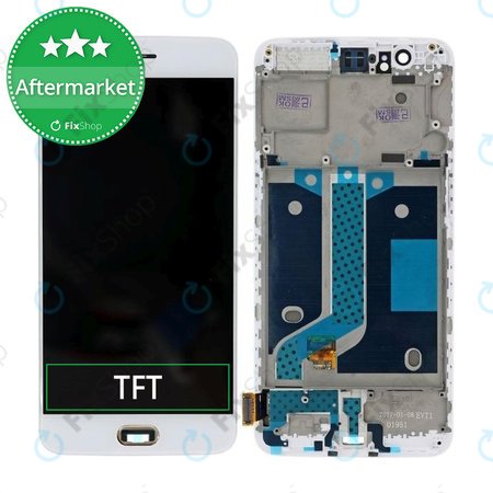 OnePlus 5 - LCD Displej + Dotykové Sklo + Rám (White) TFT