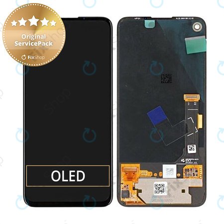 Google Pixel 4a 4G - LCD Displej + Dotykové Sklo - G949-00007-01 Genuine Service Pack