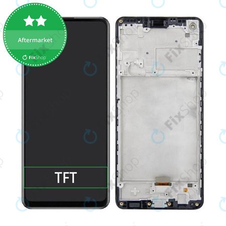 Samsung Galaxy A21s A217F - LCD Displej + Dotykové Sklo + Rám (Black) TFT