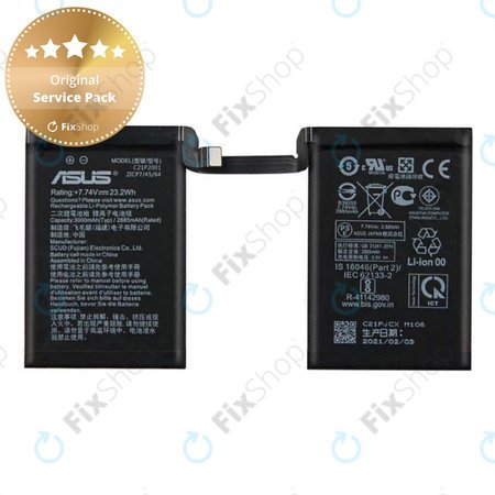 Asus ROG Phone 5 ZS673KS - Batéria C21P2001 6000mAh - 0B200-03920400 Genuine Service Pack