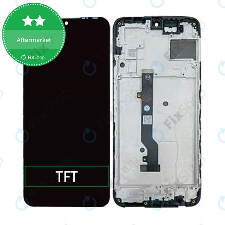 Infinix Note 12 - LCD Displej + Dotykové Sklo + Rám (Force Black) TFT