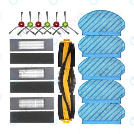 Ecovacs Deebot N79-series, 500, 600-series, 700-series, Yeedi K600, K700 - Kompletný Set Príslušenstva (s Mopovacou Utierkou)