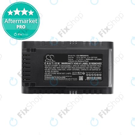 Samsung Jet 75, 75 Multi, 75 Premium, VS70, 90, VS9000 - Batéria VCA-SBT90, VCA-SBT90E, DJ96-00221A Li-Ion 21.6V 2000mAh HQ