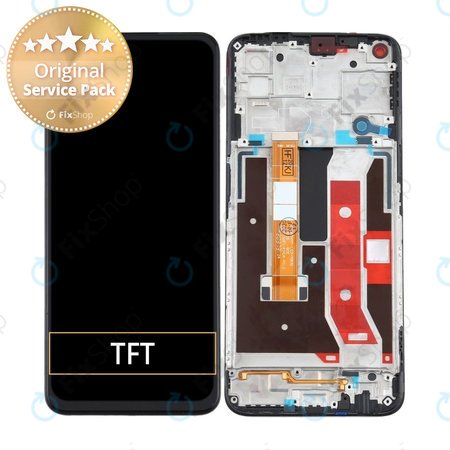 Oppo A72 - LCD Displej + Dotykové Sklo + Rám - REF-OPPOA7201BF Genuine Service Pack