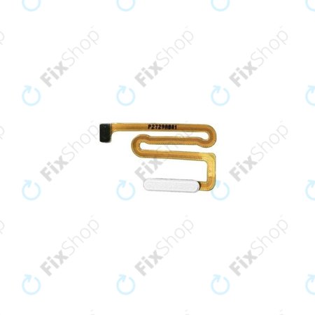 Samsung Galaxy A04S A047F - Senzor Odtlačku Prsta + Flex Kábel (White) - GH96-15278B Genuine Service Pack