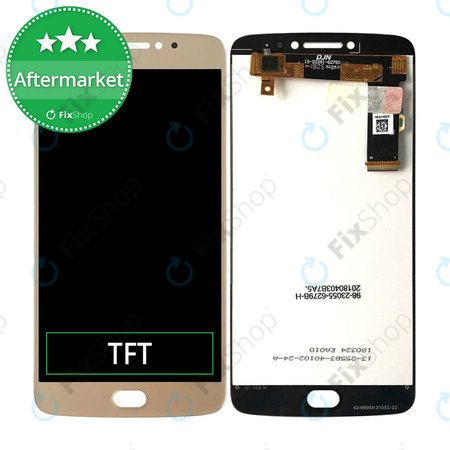 Moto E4 Plus XT1772 - LCD Displej + Dotykové Sklo (Gold) TFT