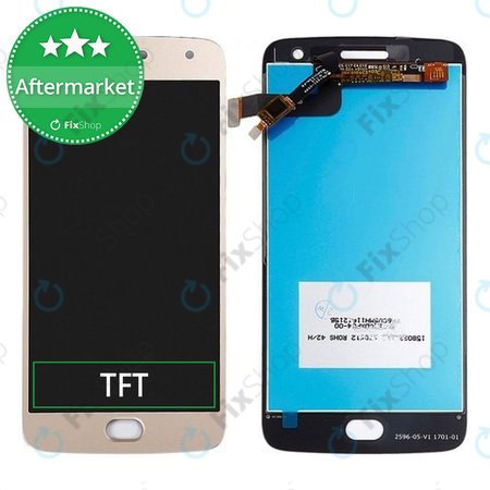 Motorola Moto G5 Plus - LCD Displej + Dotykové Sklo (Gold) TFT