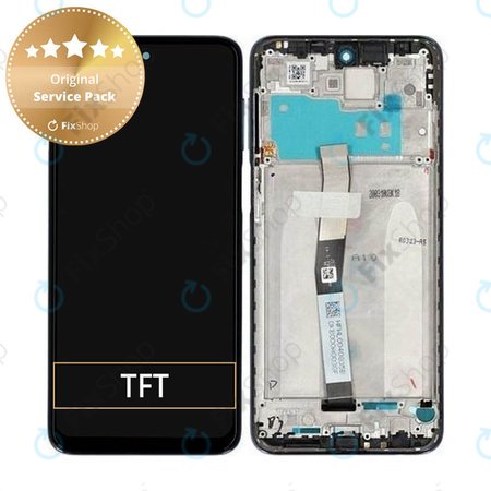 Xiaomi Redmi Note 9 Pro - LCD Displej + Dotykové Sklo + Rám (Glacier White) - 560002J6B200 Genuine Service Pack