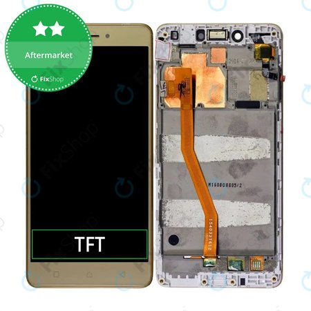 Lenovo K6 Note K53a48 - LCD Displej + Dotykové Sklo + Rám (Gold) TFT