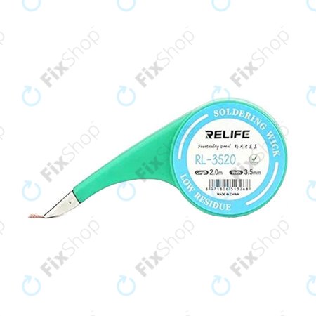 Relife RL-3520 - Spájkovací Knôt pre Odstranenie Prebytočného Cínu (3.5mm)