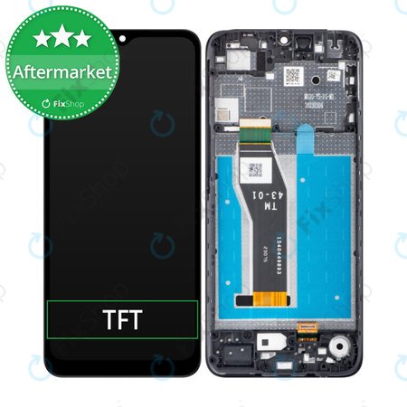 Motorola Moto E13 - LCD Displej + Dotykové Sklo + Rám (Cosmic Black) TFT