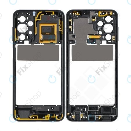 Samsung Galaxy A23 A236B - Stredný Rám (Awesome Black) - GH98-47823A Genuine Service Pack