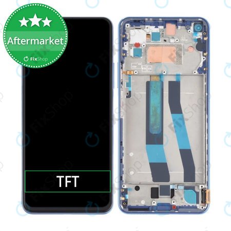 Xiaomi Mi 11 Lite 4G M2101K9AG - LCD Displej + Dotykové Sklo + Rám (Bubblegum Blue) TFT