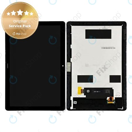 Huawei MediaPad T5 10.1 - LCD Displej + Dotykové Sklo + Rám (Black) - 02352DPC, 02352DPT Genuine Service Pack