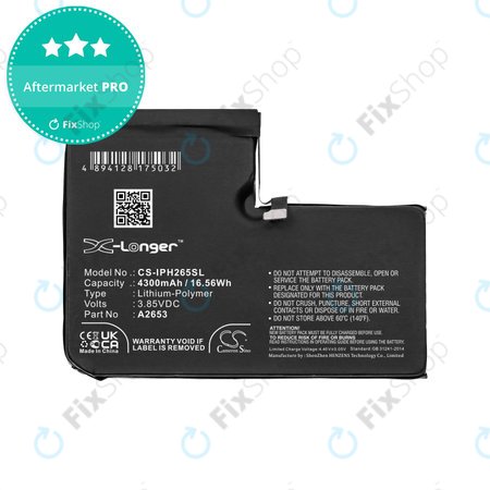 Apple iPhone 13 Pro Max - Batéria A2653 4300mAh HQ