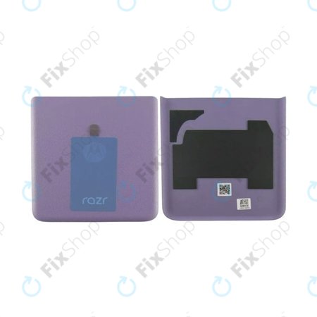 Motorola Razr 40 - Batériový Kryt (Spodný) (Grape Compote) - 5S58C22941 Genuine Service Pack